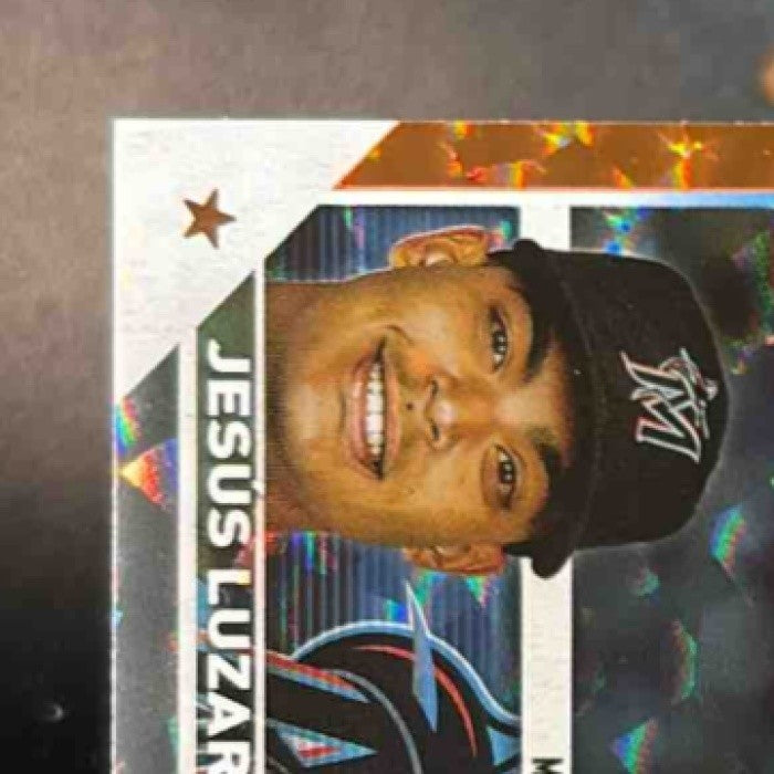 2023 Topps Jesus Luzardo Orange Foil /299 #563 Miami Marlins - Sports Cards