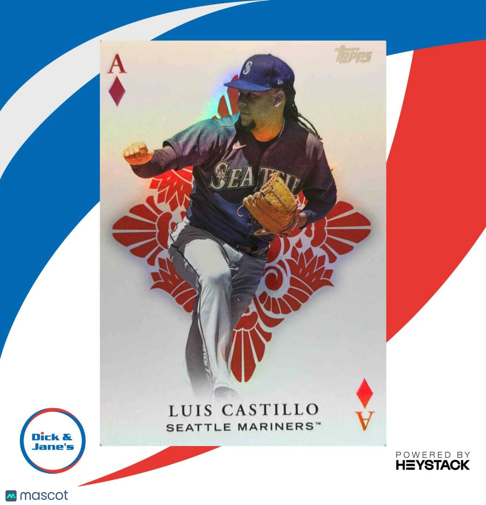 2023 Topps Luis Castillo All Aces #AA-23 RC Seattle Mariners - Sports Cards