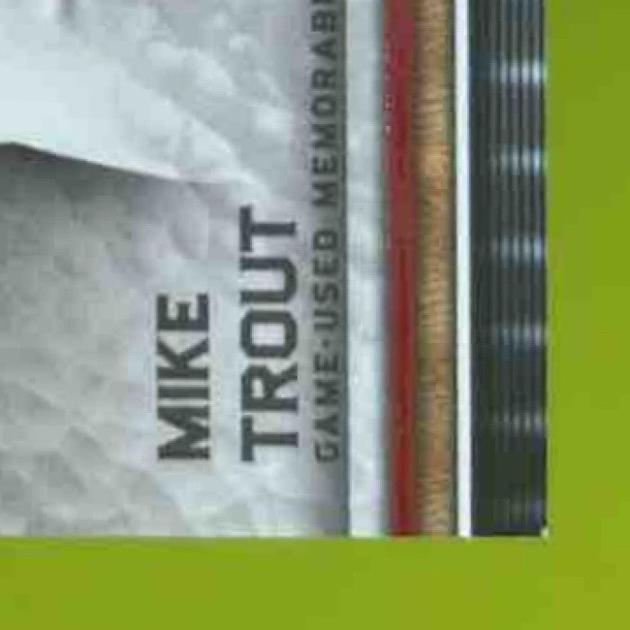 2023 Topps Museum Collection Mike Trout Meaningful Materials Ruby /10 MEM Angels - Sports Cards