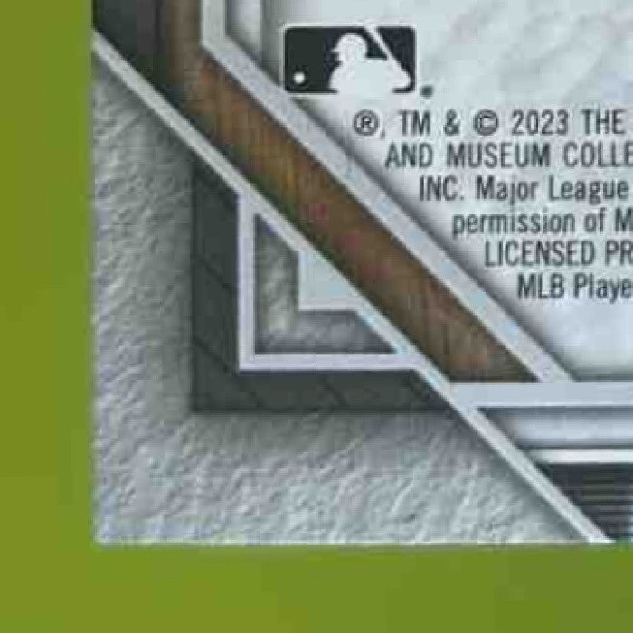 2023 Topps Museum Collection Mike Trout Meaningful Materials Ruby /10 MEM Angels - Sports Cards