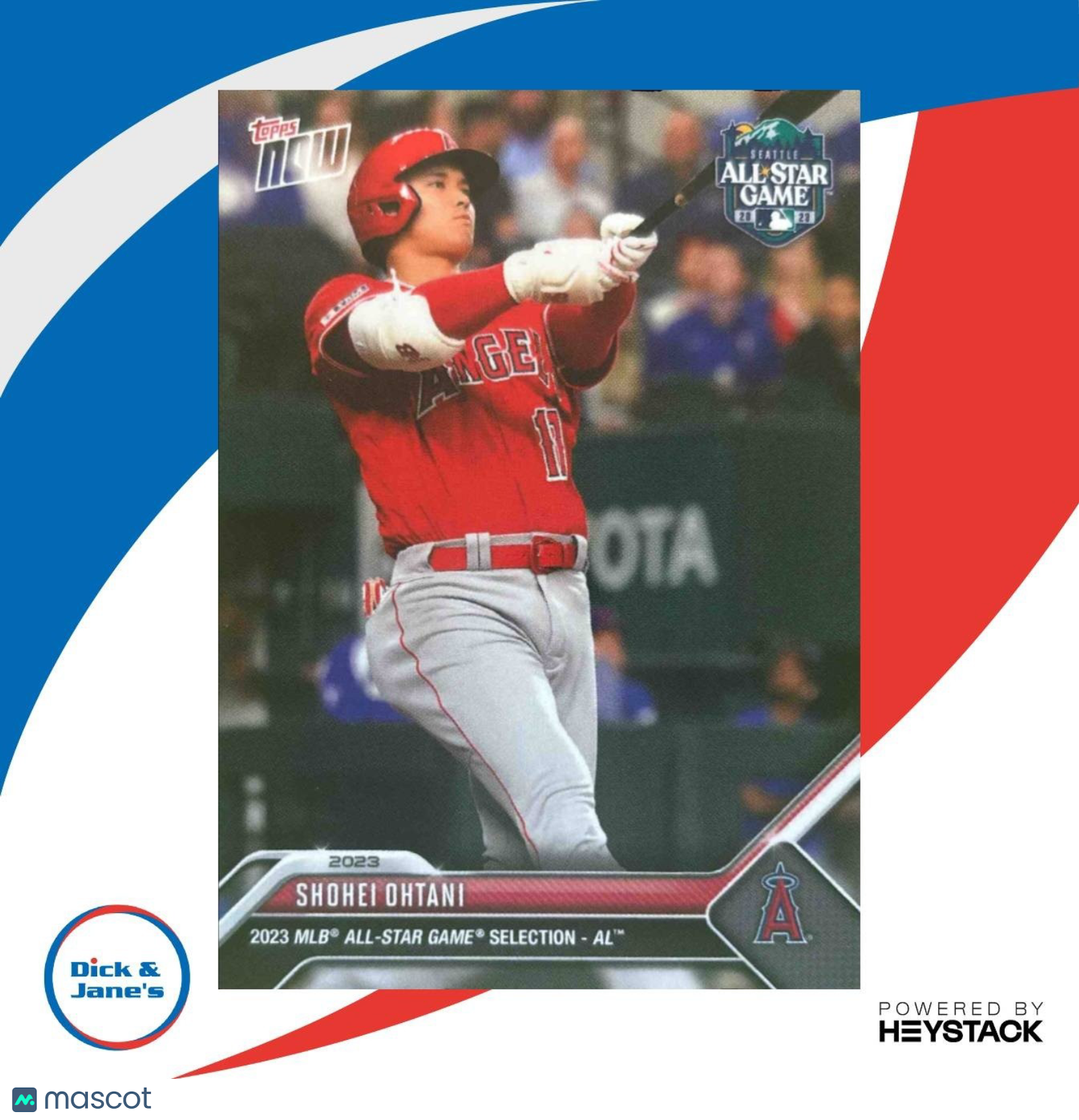 2023 Topps Now MLB All-Star Game Selections Shohei Ohtani Los Angeles Angels - Sports Cards