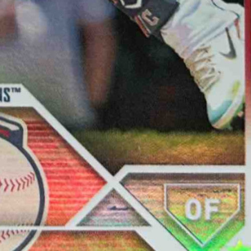 2023 Topps Oscar Gonzalez Rainbow Foil #119 RC Cleveland Guardians - Sports Cards