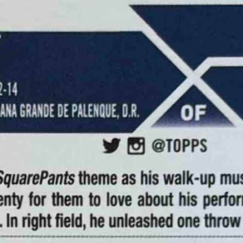 2023 Topps Oscar Gonzalez Rainbow Foil #119 RC Cleveland Guardians - Sports Cards