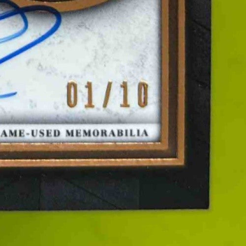 2023 Topps Ozzie Albies Reverence Auto Patch 1/10 #TRAP-OA MEM Atlanta Braves - Sports Cards