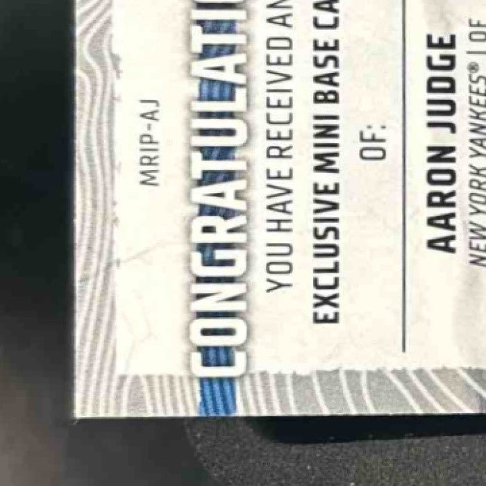 2023 Topps Rip Aaron Judge Mini /75 #MRIP-AJ New York Yankees - Sports Cards