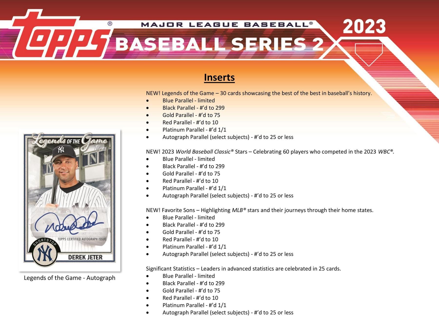 2023 Topps Series 2 Baseball Hobby Pack Lot / Lots - MLB hobby