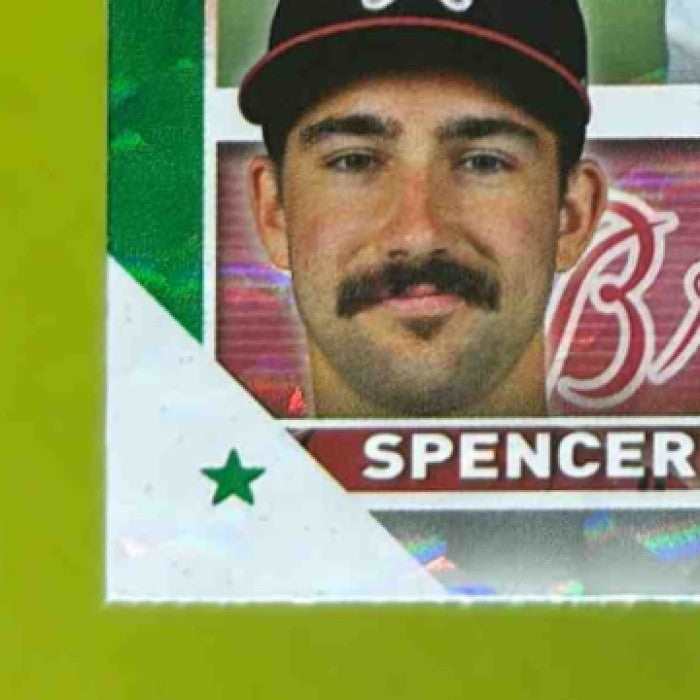 2023 Topps Spencer Strider Green Foil 206/499 #602 All-Star Atlanta Braves - Sports Cards