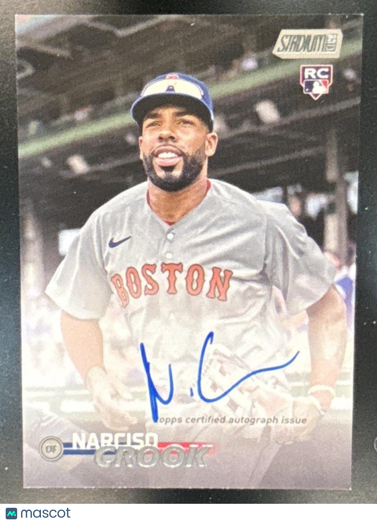 2023 Topps Stadium Club Narciso Crook Auto #SCBA-NC RC Boston Red Sox - Sports Cards