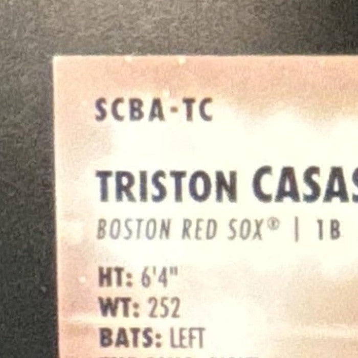 2023 Topps Stadium Club Triston Casas Auto #SCBA-TC RC Boston Red Sox - Sports Cards