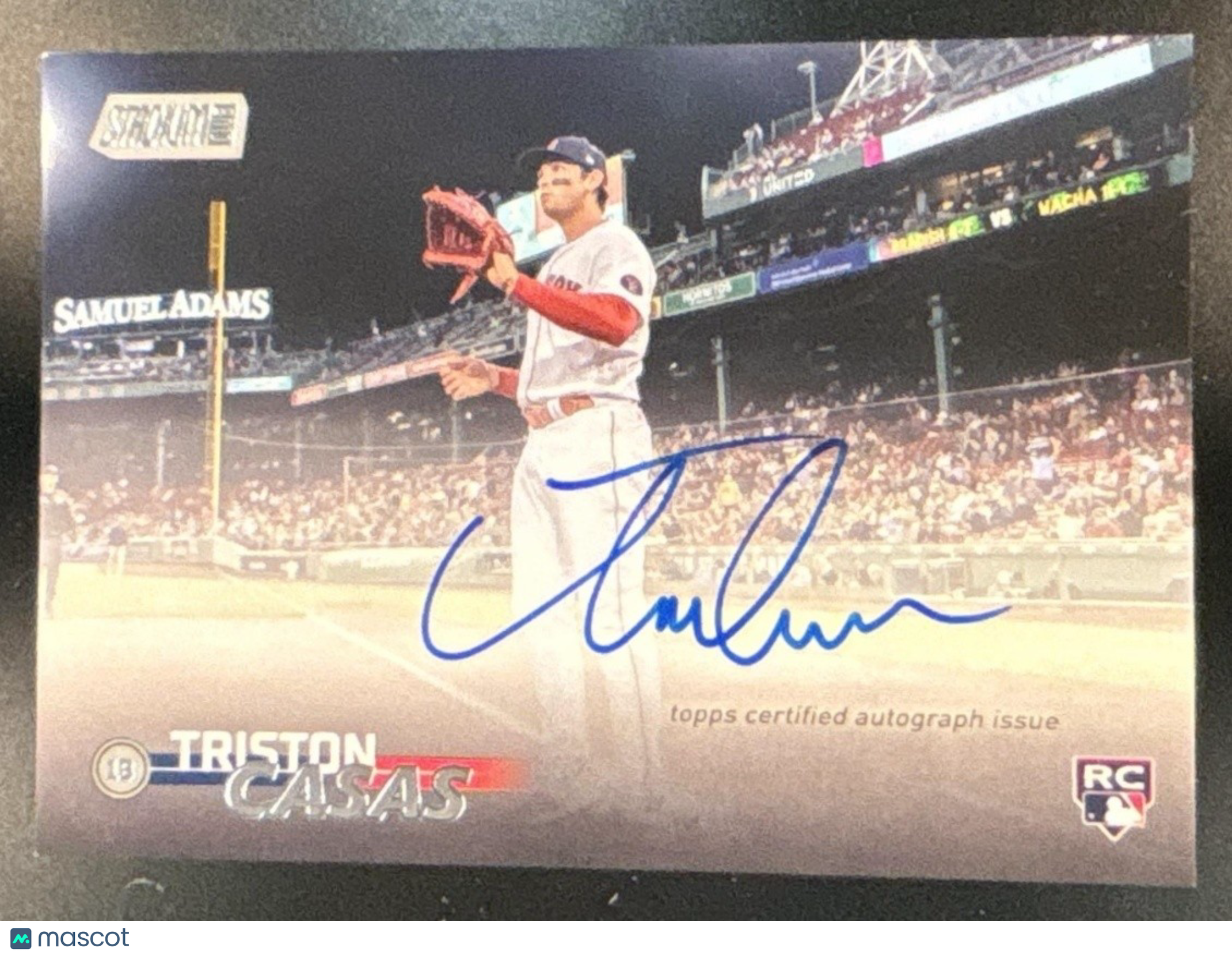 2023 Topps Stadium Club Triston Casas Auto #SCBA-TC RC Boston Red Sox - Sports Cards