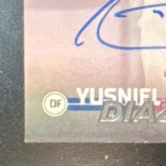 2023 Topps Stadium Club Yusniel Diaz Auto Rainbow /10 RC Los Angeles Dodgers - Sports Cards