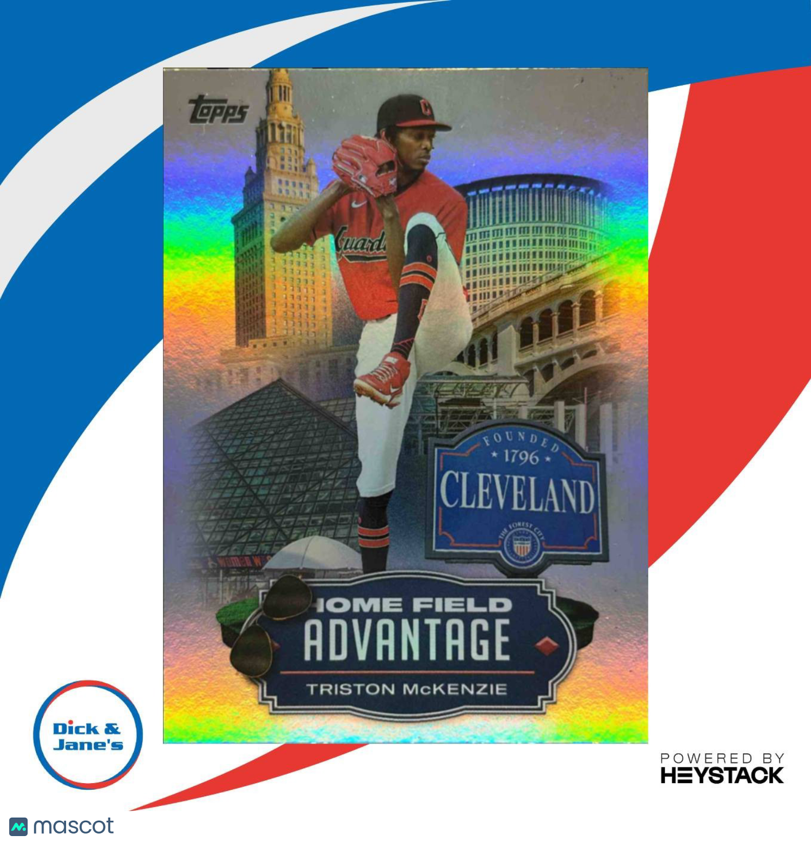 2023 Topps Triston McKenzie Home Field Advantage #HA-18 Cleveland Guardians - Sports Cards