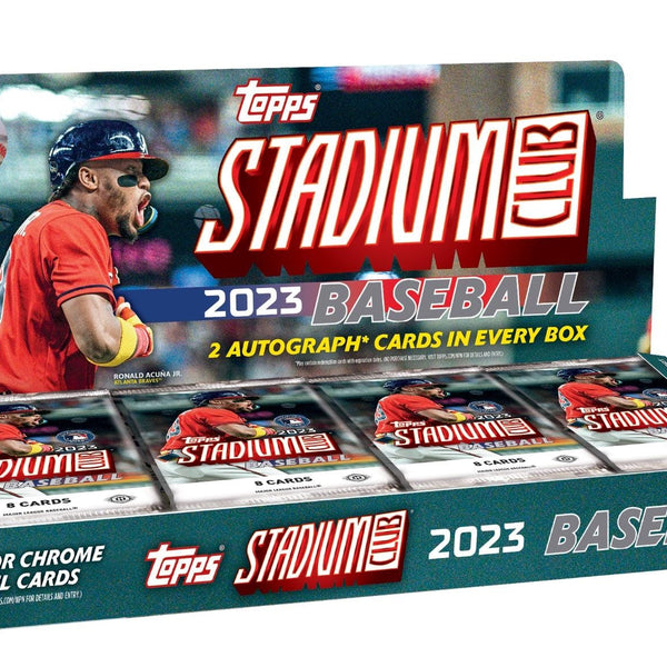 2023 Topps Stadium Club Baseball Hobby Box (2 Autos)