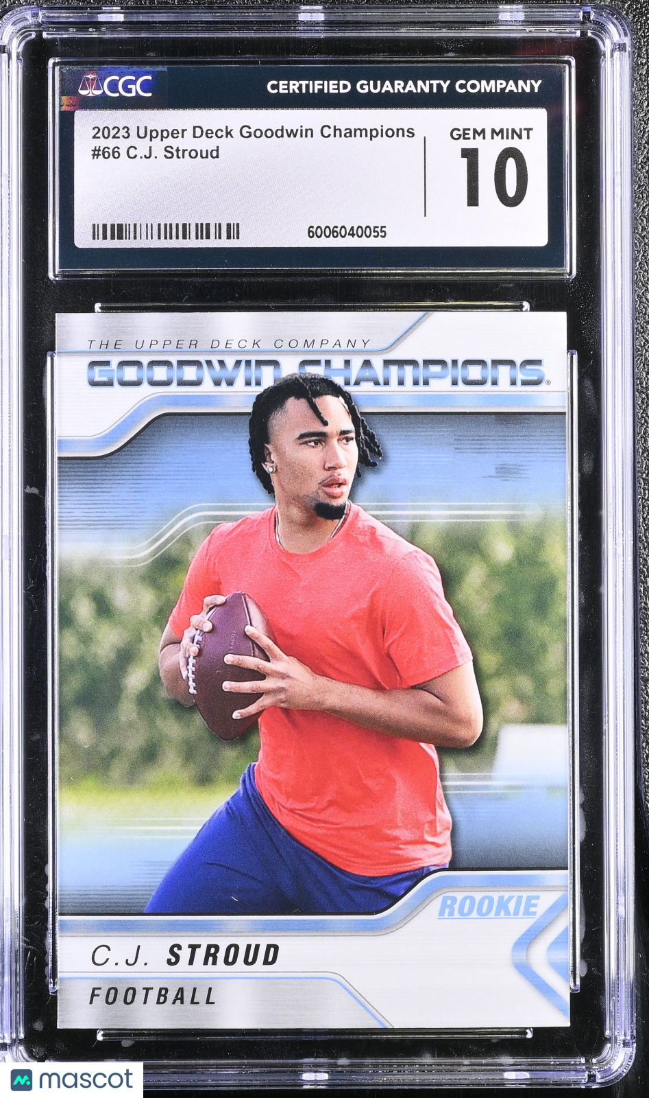 2023 Upper Deck Goodwin Champions CJ Stroud #66 CGC 10 Texans Rookie Card Graded Non Sports Cards