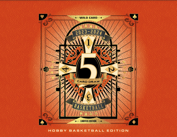 2023 Wild Card 5 Card Draw Stacked Deck Basketball Hobby Box (5 Autos) Five Card Stud NBA & NIL Signatures - Basketball