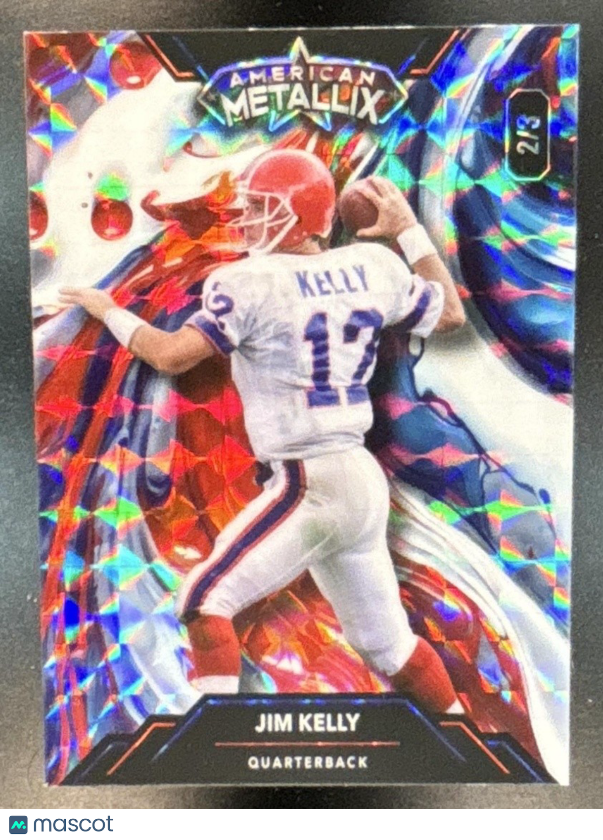 2023 Wild Card American Metallix Pro-Look National Promo Exclusive Jim Kelly /3 - Sports Cards