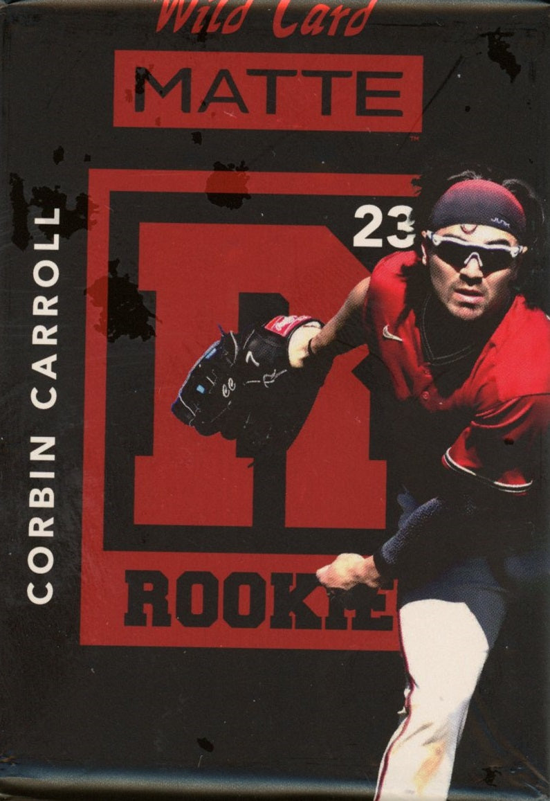 2023 Wild Card Matte Guaranteed Encased Rookie Card Corbin Carroll RC - Football Box