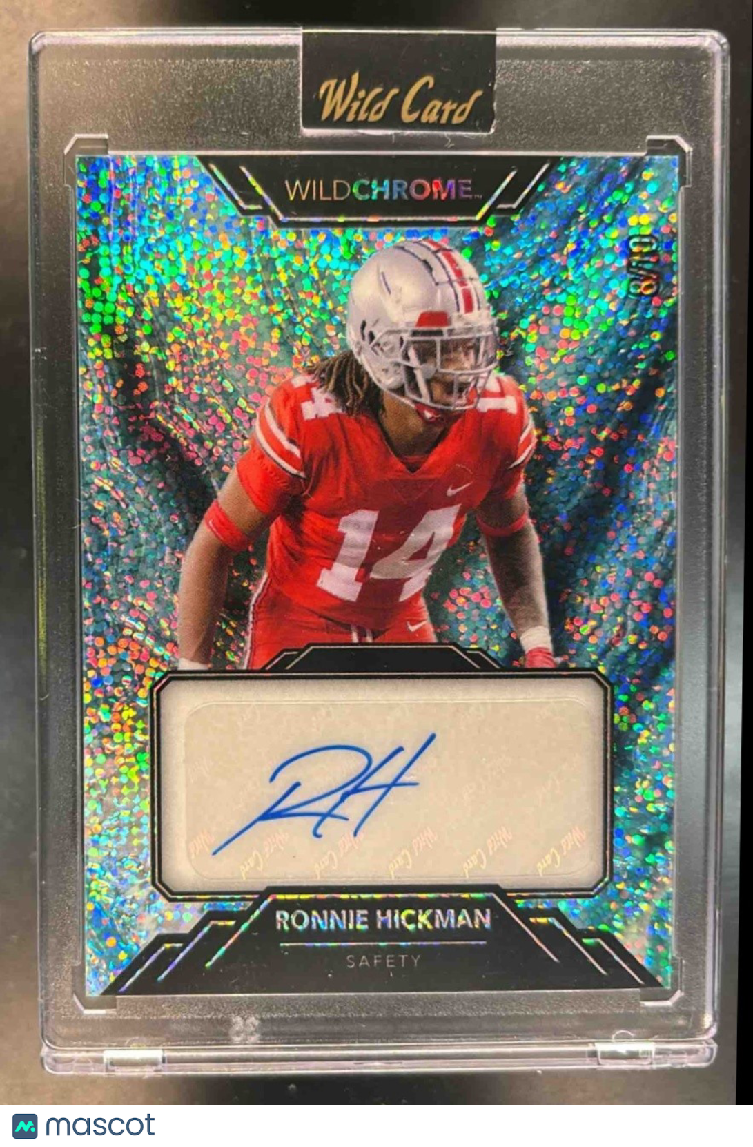 2023 Wild Card Wildchrome Draft Ronnie Hickman Auto /10 RC Ohio State Buckeyes - Sports Cards