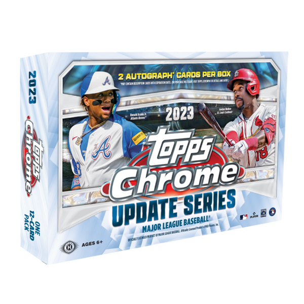 2023 Topps Chrome Update Series Baseball Hobby Breaker's Delight Box (2 Autograph per Box)