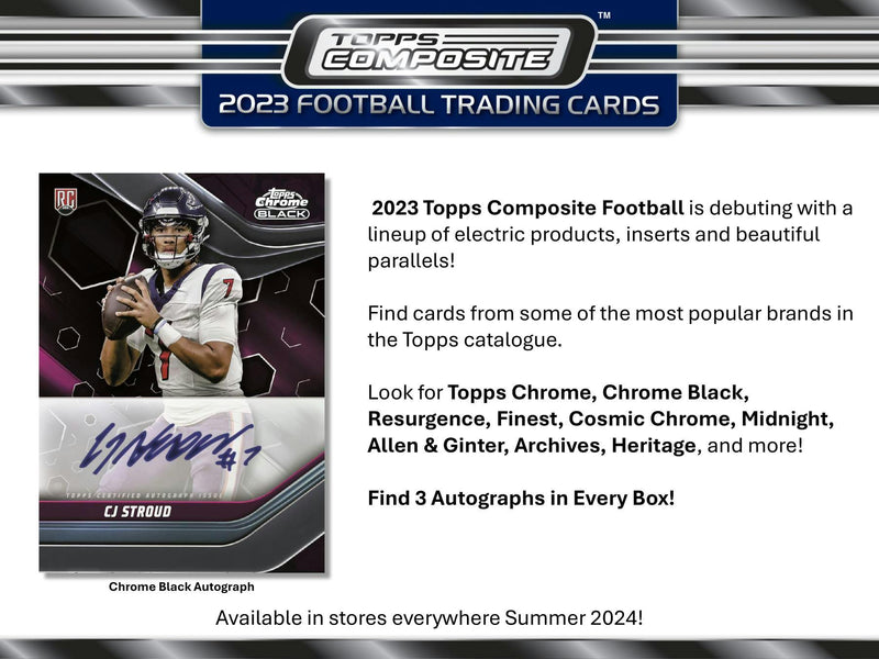 2023 Topps Composite Football Hobby Box (3 Autographs / Box)