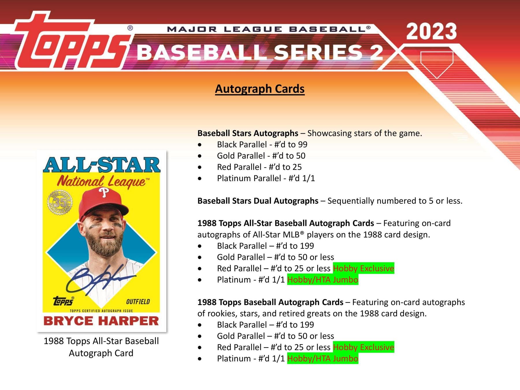 2023 Topps Series 2 Baseball Hobby Pack Lot / Lots