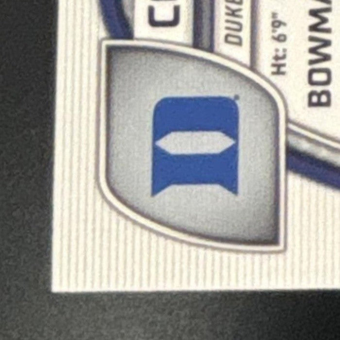 2024-25 Bowman Chrome University Cooper Flagg Black Wave #16 Duke Blue Devils - Sports Cards