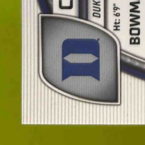 2024-25 Bowman University Chrome Cooper Flagg Green Shimmer Refractor #16 Devils - Sports Cards