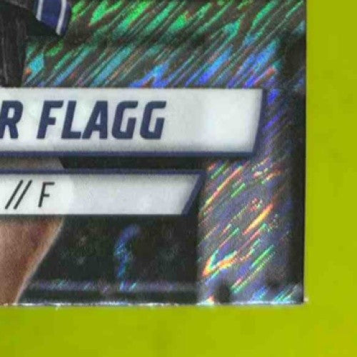 2024-25 Bowman University Chrome Cooper Flagg Green Shimmer Refractor #16 Devils - Sports Cards