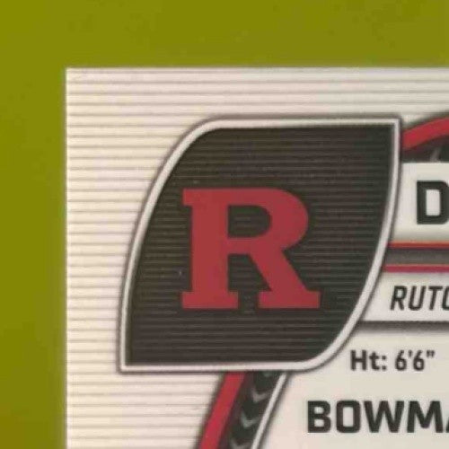 2024-25 Bowman University Chrome Dylan Harper Black Wave Refractor #22 - Sports Cards