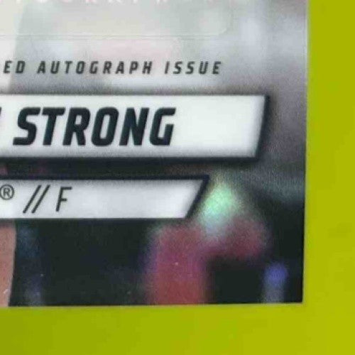 2024-25 Bowman University Chrome Sarah Strong Prospect Auto Refractor #62 DJ1 - Sports Cards