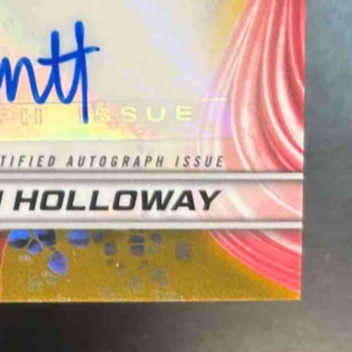 2024-25 Bowman’s Best University Aden Holloway Best of 2024 Auto Gold /50 Auto - Sports Cards