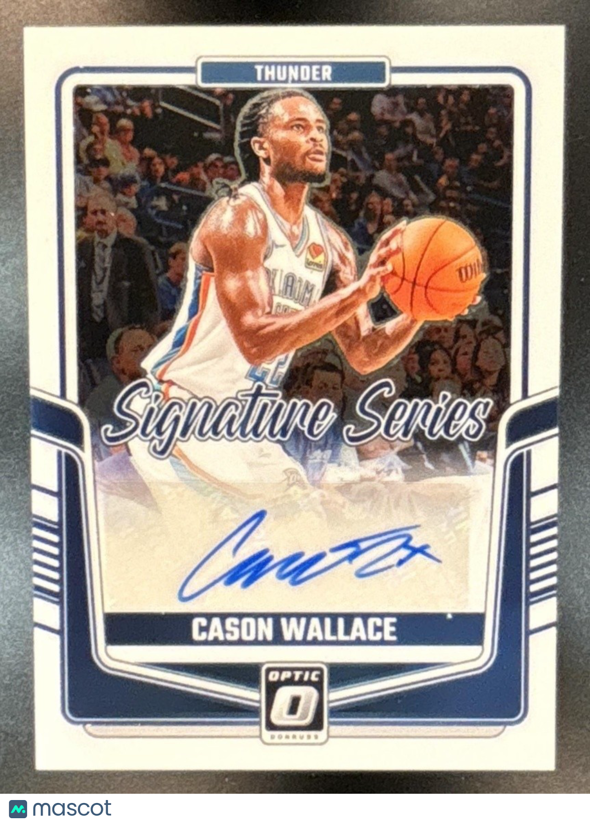2024-25 Donruss Optic Cason Wallace Signature Series Auto Oklahoma City Thunder - Sports Cards
