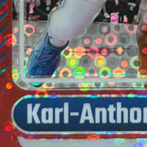 2024-25 Donruss Optic Karl-Anthony Towns Fast Break Red /75 #158 New York Knicks - Sports Cards