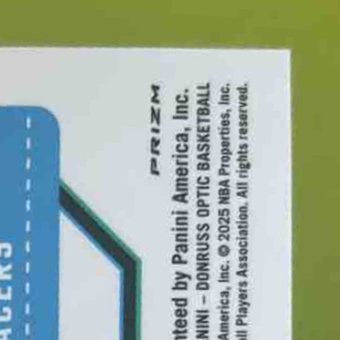 2024-25 Donruss Optic Tristen Newton Signatures Green FOTL /7 RC Auto Pacers - Sports Cards