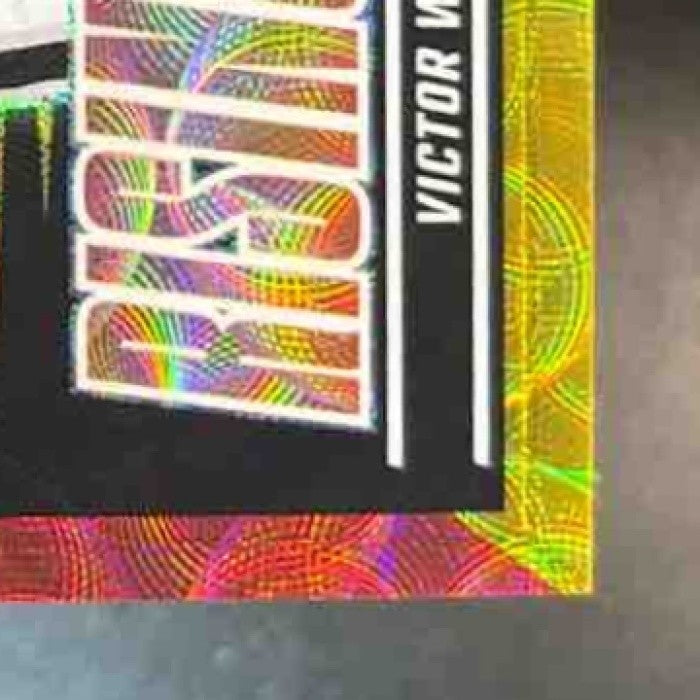 2024-25 Donruss Optic Victor Wembanyama Rising Suns Red & Gold /99 #19 Spurs - Sports Cards