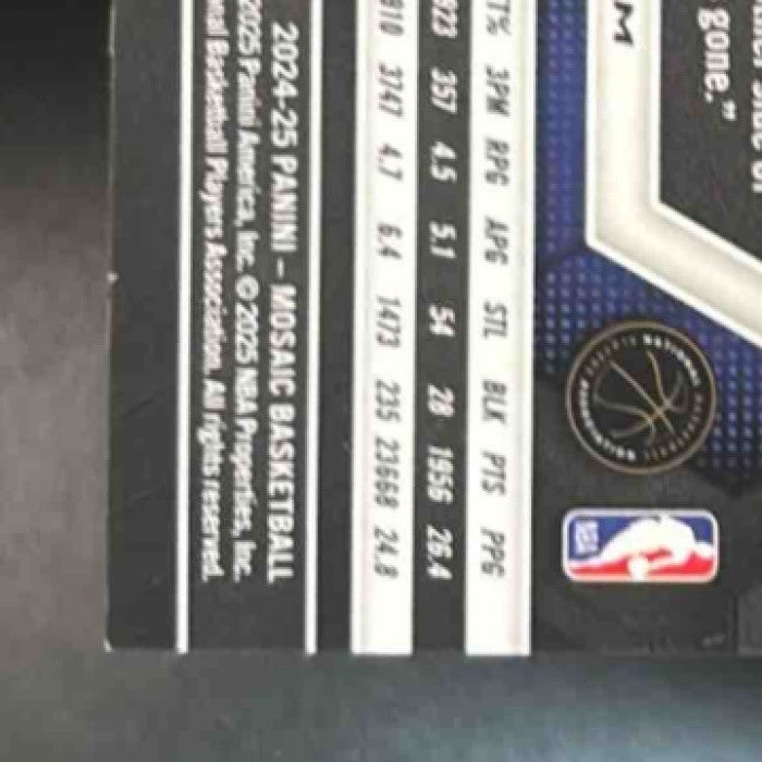 2024-25 Mosaic Stephen Curry Red Seismic /299 #272 City Edition Warriors - Sports Cards