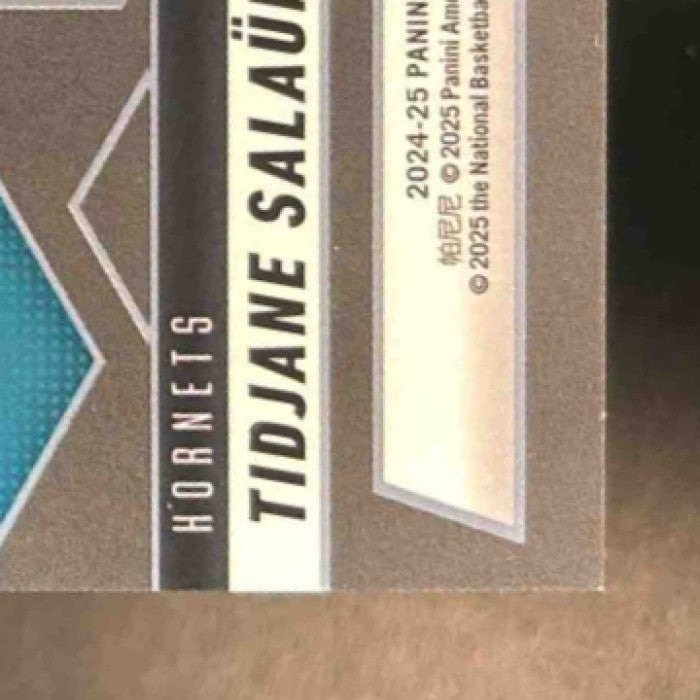 2024-25 Mosaic Tidjane Salaun Montage Orange Mosaic /49 #4 RC Charlotte Hornets - Sports Cards