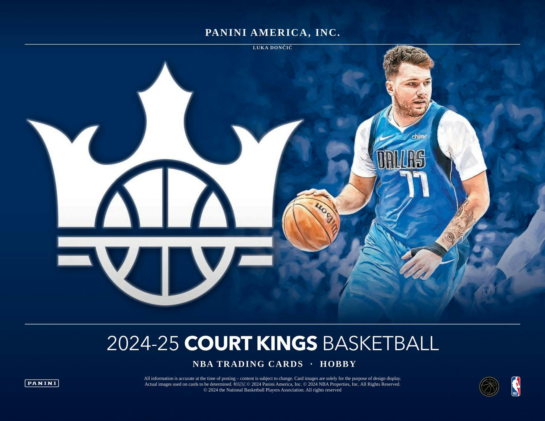 2024/25 Panini Court Kings Basketball Hobby Box (1 Autos and Mem) - NBA Hobby Box