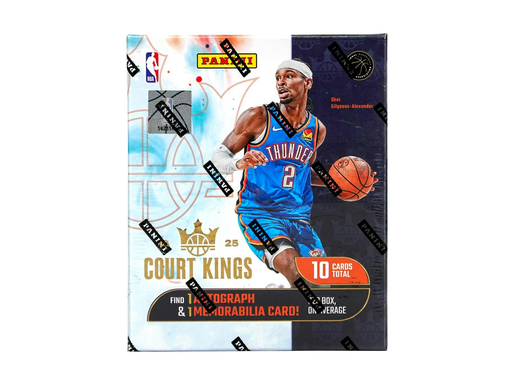 2024/25 Panini Court Kings Basketball Hobby Box (1 Autos and Mem) - NBA Hobby Box