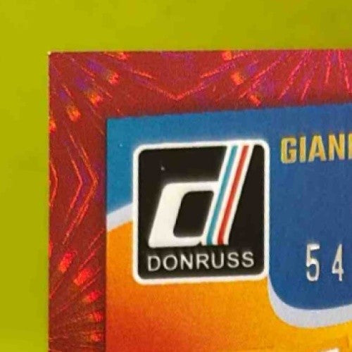 2024-25 Panini Donruss Giannis Antetokounmpo Crunch Time Red /55 #12 Bucks - Sports Cards