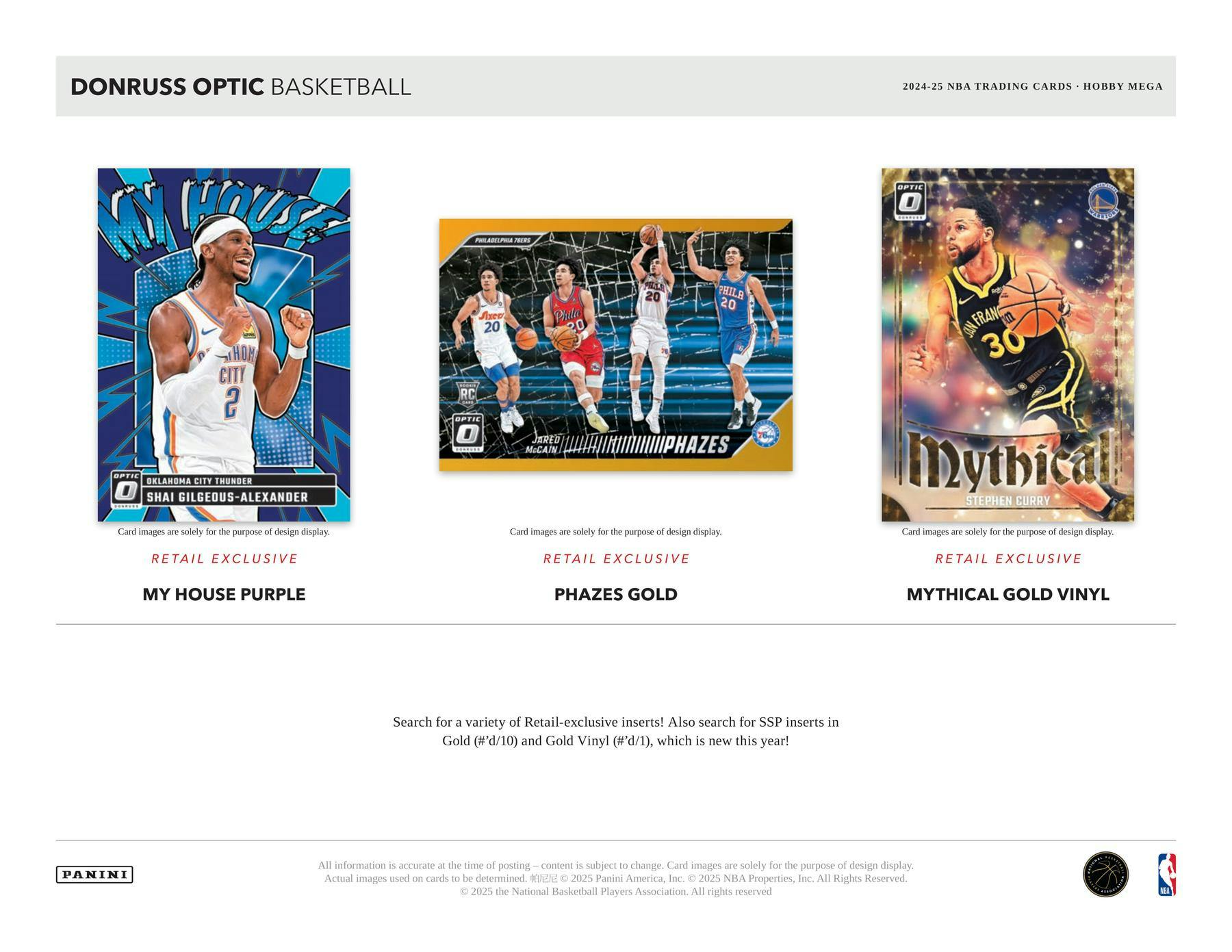 2024/25 Panini Donruss Optic Basketball Hobby Mega Box (Downtown Hunting!) NBA Mega Box