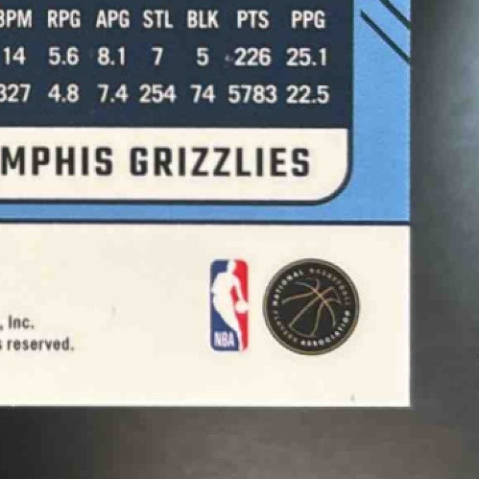 2024-25 Panini Donruss Optic Ja Morant Orange Shock /225 #106 Memphis Grizzlies - Sports Cards