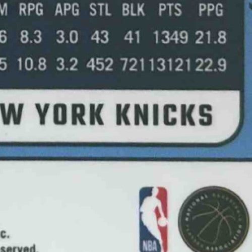 2024-25 Panini Donruss Optic Karl-Anthony Towns Gold 1/10 #158 New York Knicks - Sports Cards