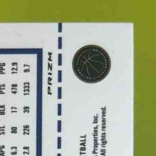 2024-25 Panini Hoops Jamal Shead Lazer Blue Prizm Premium 33/49 #275 RC Raptors - Sports Cards