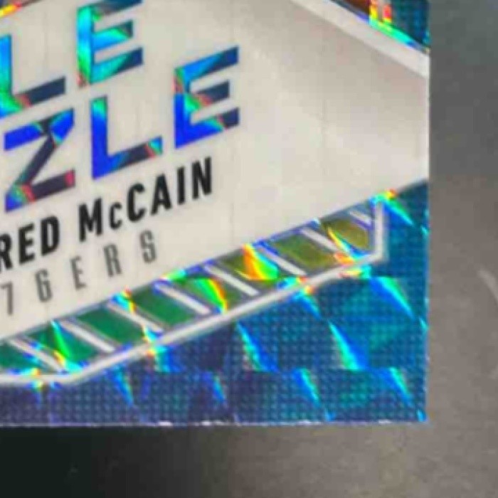 2024-25 Panini Mosaic Jared McCain Razzle Dazzle #15 RC Philadelphia 76ers - Sports Cards
