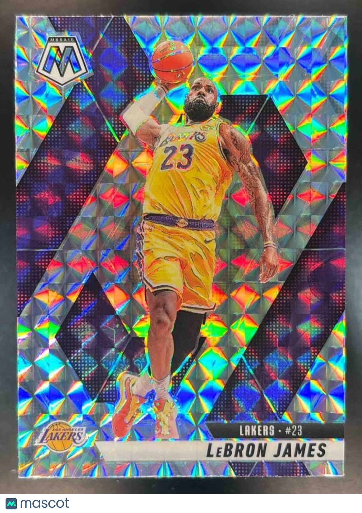 2024-25 Panini Mosaic LeBron James Silver Mosaic #180 Los Angeles Lakers - Sports Cards