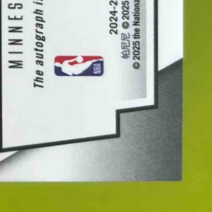 2024-25 Panini Mosaic Tristen Newton Rookie Scripts RC Auto Timberwolves - Sports Cards