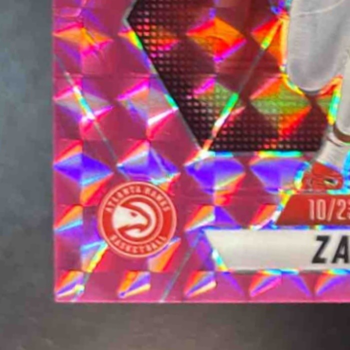 2024-25 Panini Mosaic Zaccharie Risacher Pink Mosaic /175 #269 Atlanta Hawks - Sports Cards