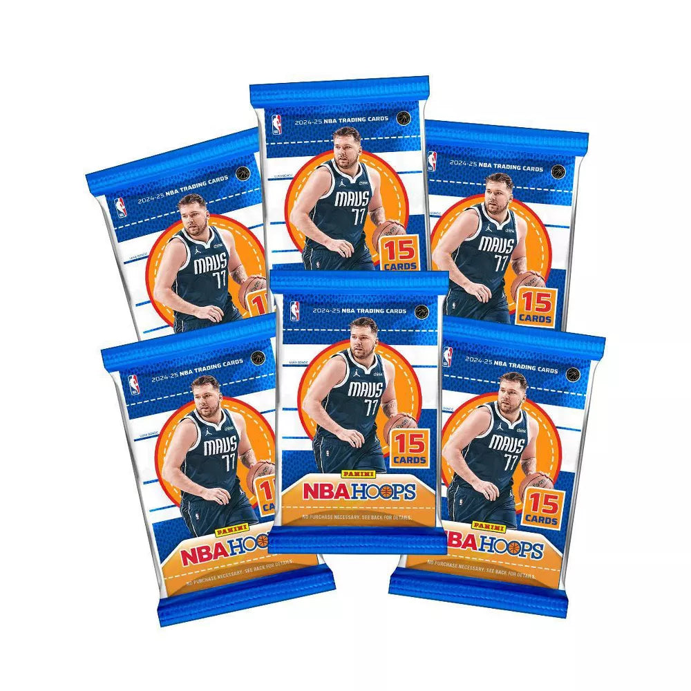 nba hoops booster box 2024/25 Panini NBA Hoops Basketball Blaster Box (6