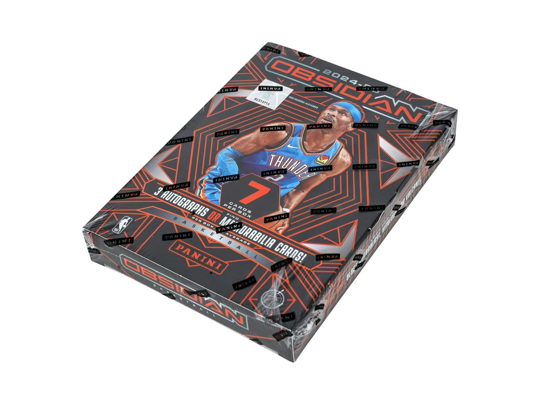 2024/25 Panini Obsidian Basketball Hobby Box (2 Auto and 1 Mem) - NBA Hobby Box